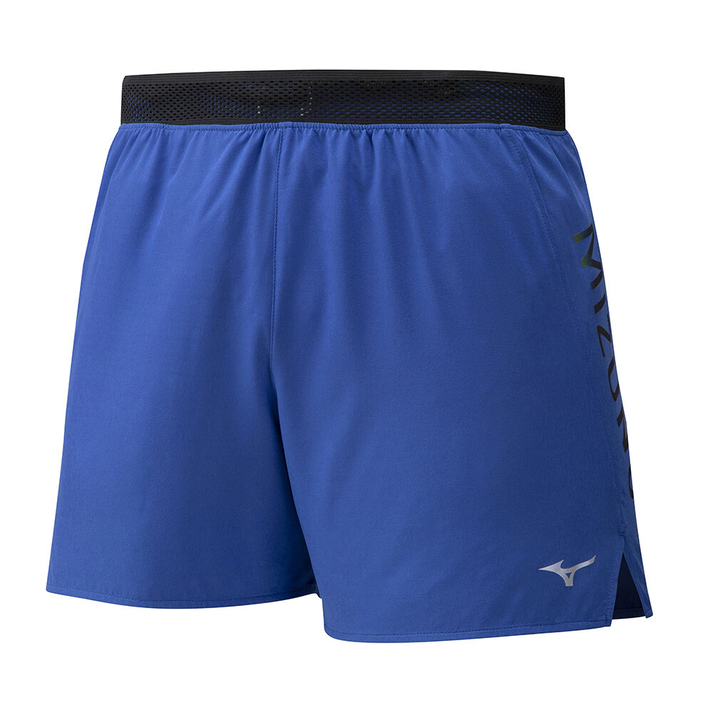 Pantalones Cortos Mizuno Aero 4.5 Hombre Azules Outlet TFQL-23804